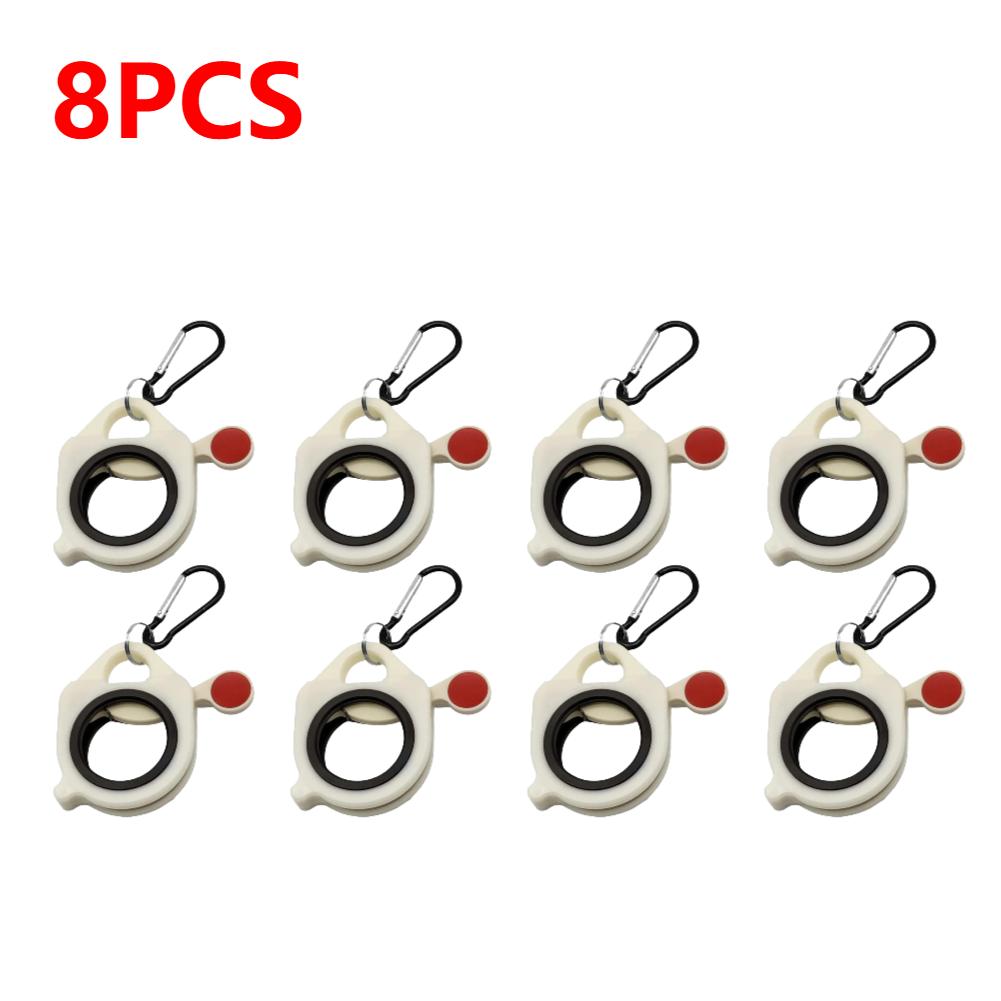 30-1PCS Fluorescent Cable Strap Organizer Storage Cable Tie Holder Portable Cable Tie Storage Tool Plastic Wire Tie Organizer