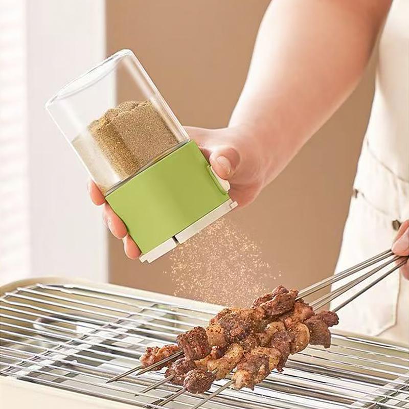 200ml Sealing Bottle Durable Spice Storage Practical Salt Shaker Safe Sealed Multi-function Press-to-dispense Convenient 1PC