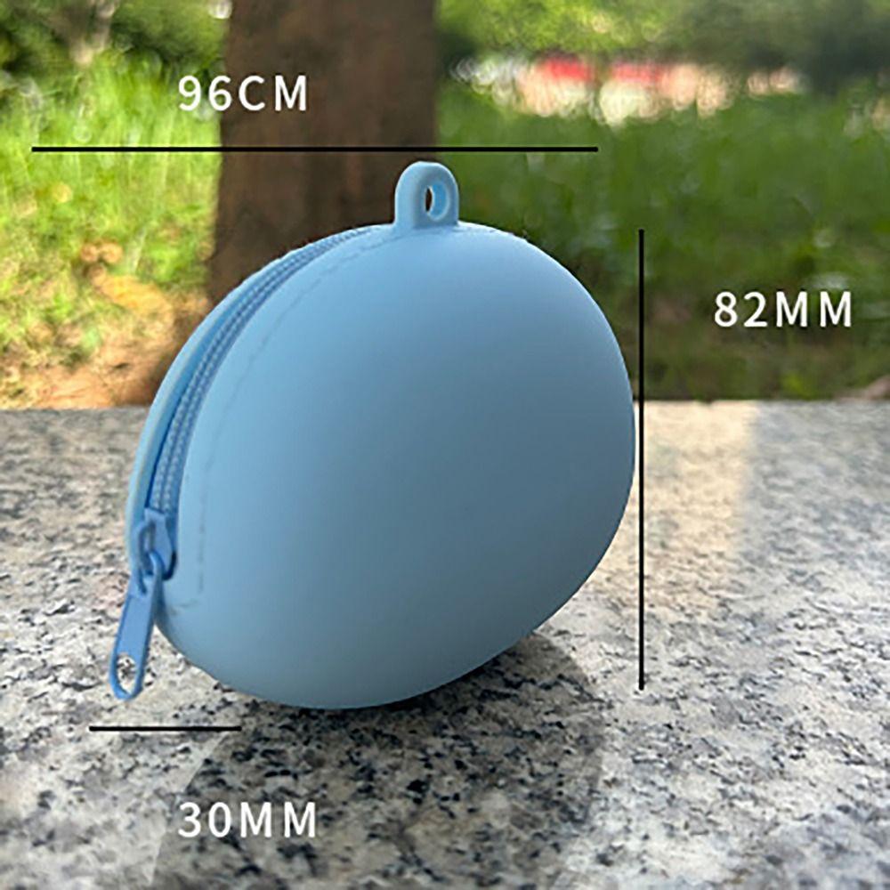 Zipper Travel Pouch Silicone Organizer Earphone Bag Portable Wallet Coin Purse  Women Girls