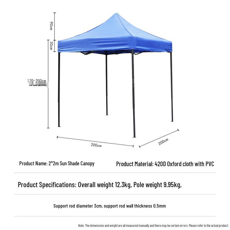 Jingan Tong Outdoor Heavy-Duty Folding Canopy