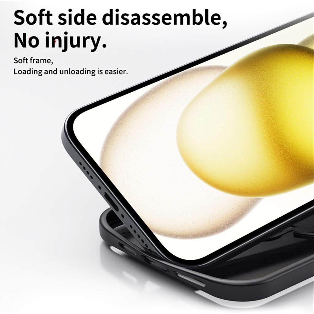 For iPhone 16 Plus Phone Case Kickstand Matte Back Cover Compatible with MagSafe