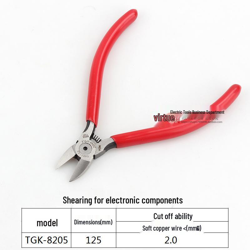 Dezhi Gao TGK-8205 5-Inch High Carbon Steel Angled Wire Cutters