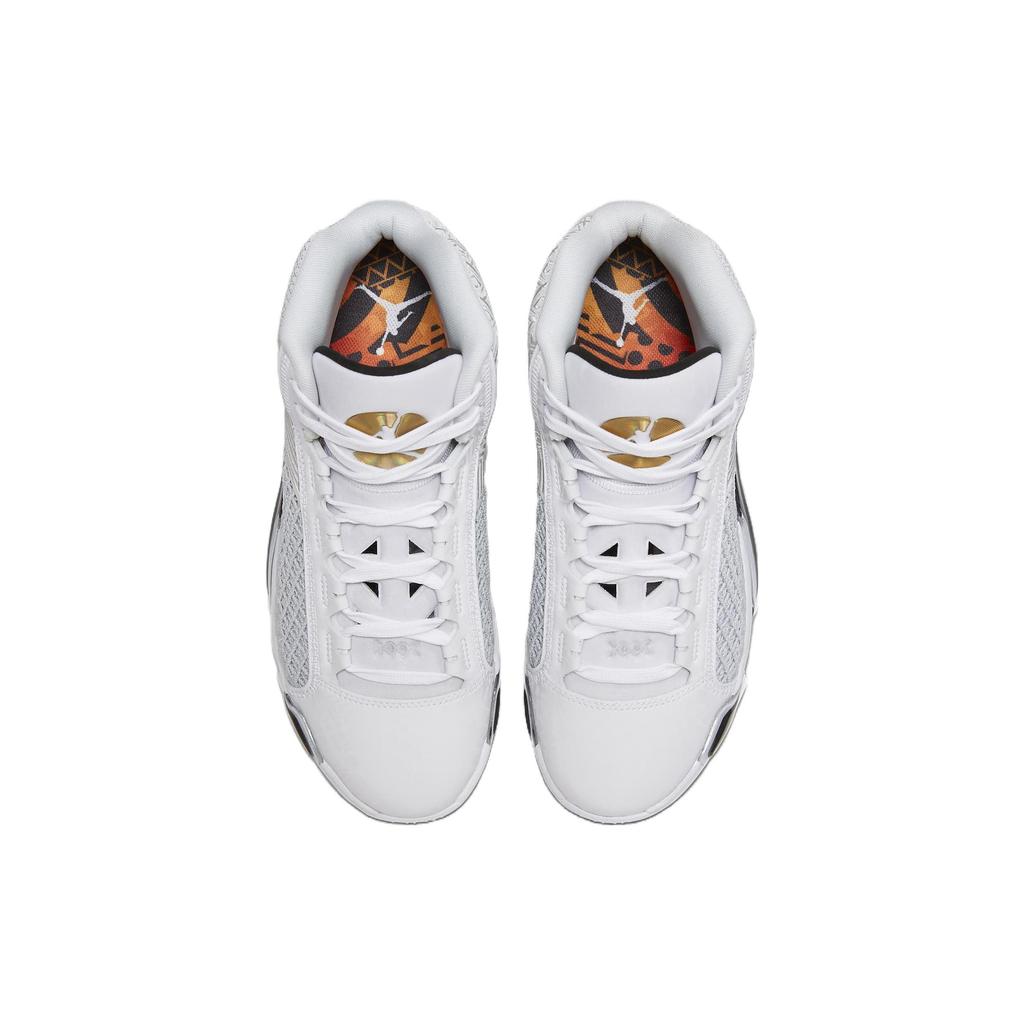 Air Jordan 38 PF 'FIBA' (Unisex) White / Pure Platinum / Metallic Gold Basketball Shoes FN7482 100
