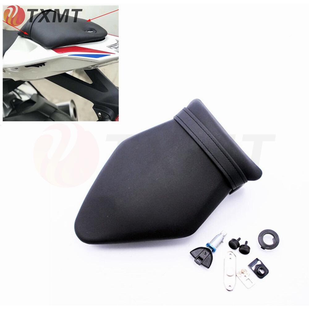 BMW S1000RR HP4 Rear Leather Seat Cushion & Bag, Fits Models 09-14, 17-18