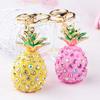 Mini Pineapple Keychain, Diamond Set, Women's Bag Pendant, Creative Handmade Accessories, Small Gifts