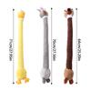 2pcs Plush Cartoon Animal Shape Toy for Chewing Teeth Cleaning Dogs Cloth Toy Training Squeaky Toy for Aggressive Chewer