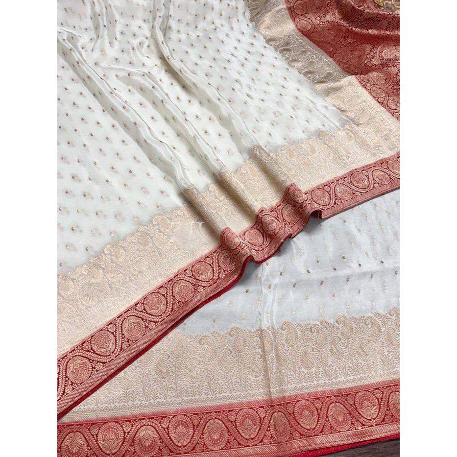 Trending Wedding Collection - Soft Lychee Silk Saree