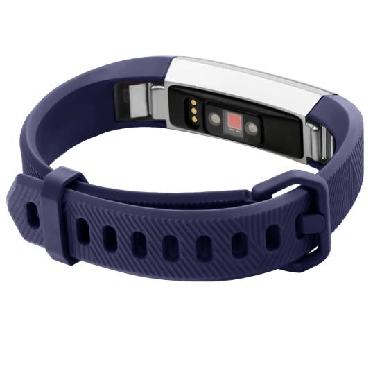 Cinturino di ricambio in silicone morbido di colore solido per Fitbit Alta HR
