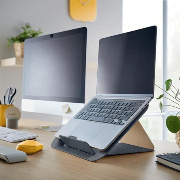Support pour ordinateur portable - Gris - Leitz Ergo