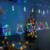 Outdoor Solar LED Star and Moon String Lights - Decorative Holiday Fairy Curtain Lights