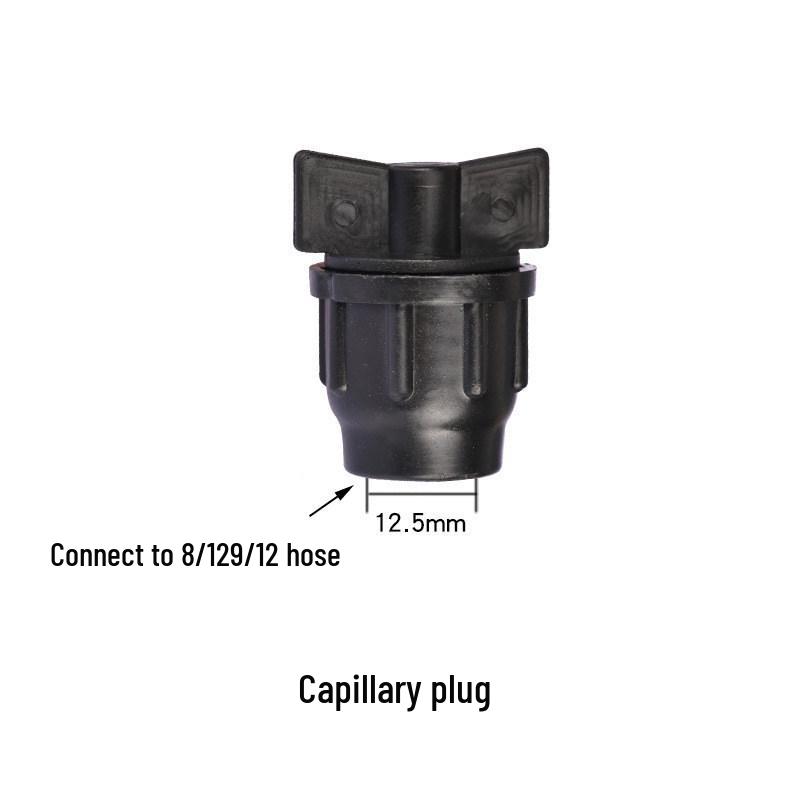 Capillary Nozzle 3-Point Quick Connector Garden Hose Adapter