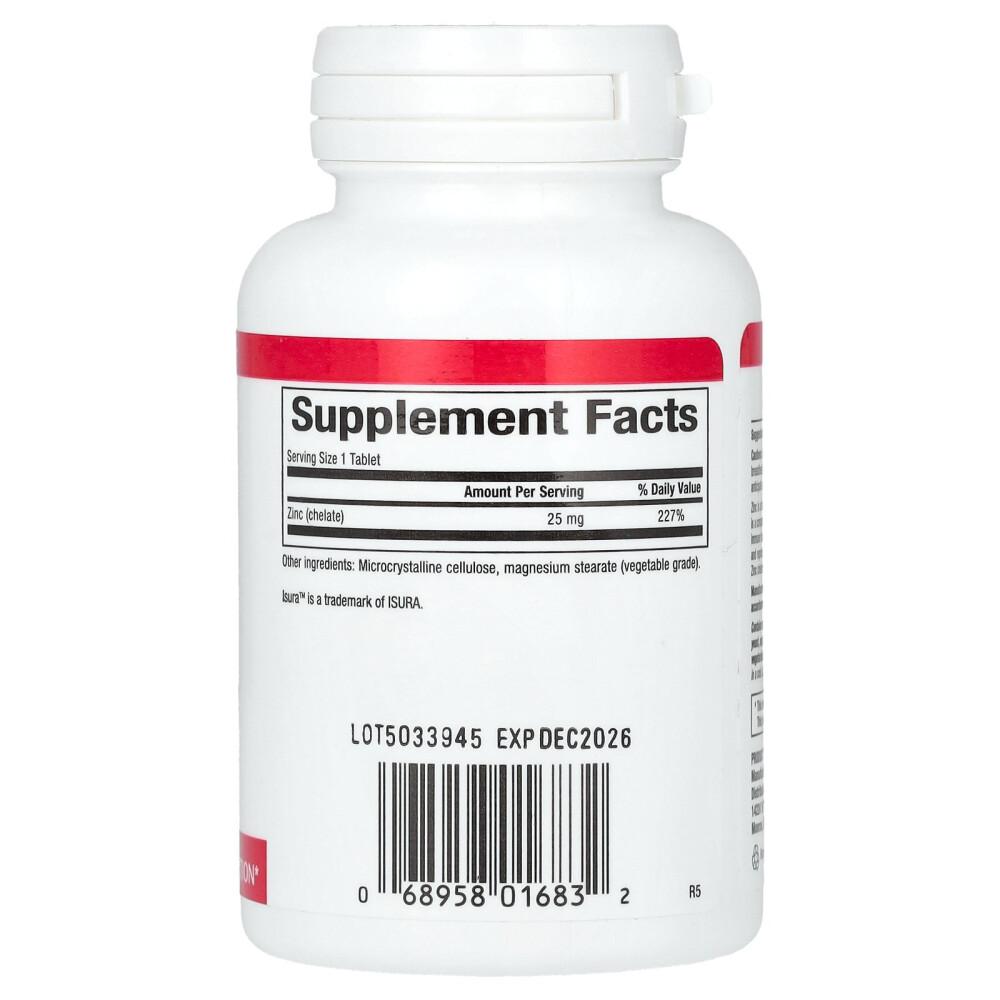 Natural Factors Zinkchelat 25mg, 90 Tabletten (2er-Pack)