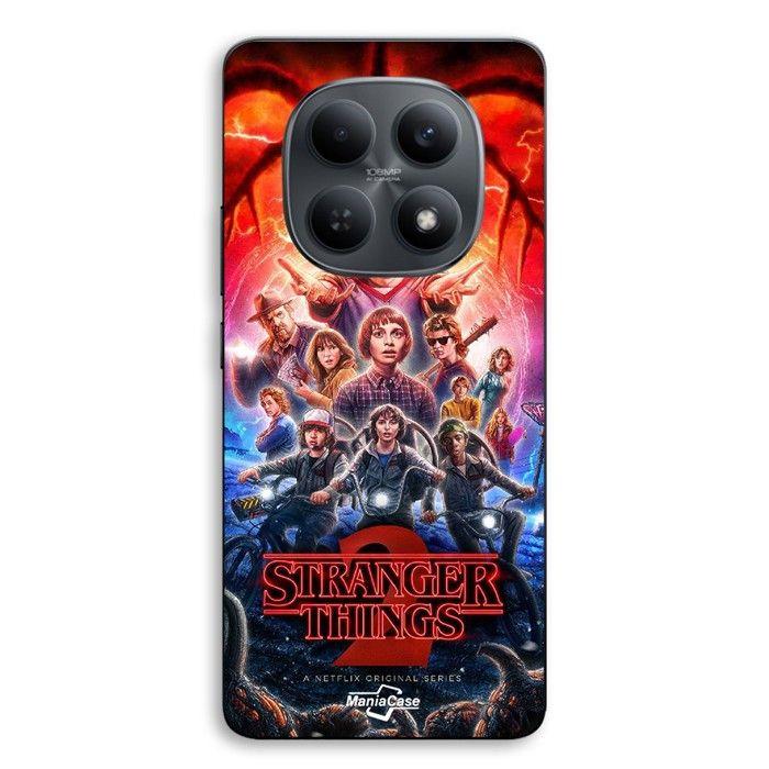 Coque Pour Xiaomi Redmi Note 15 5g Stranger Things saison 2 Maniacase noir