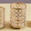 Crystal Cosmetic Brushes Holder Organizer Metal Plated L