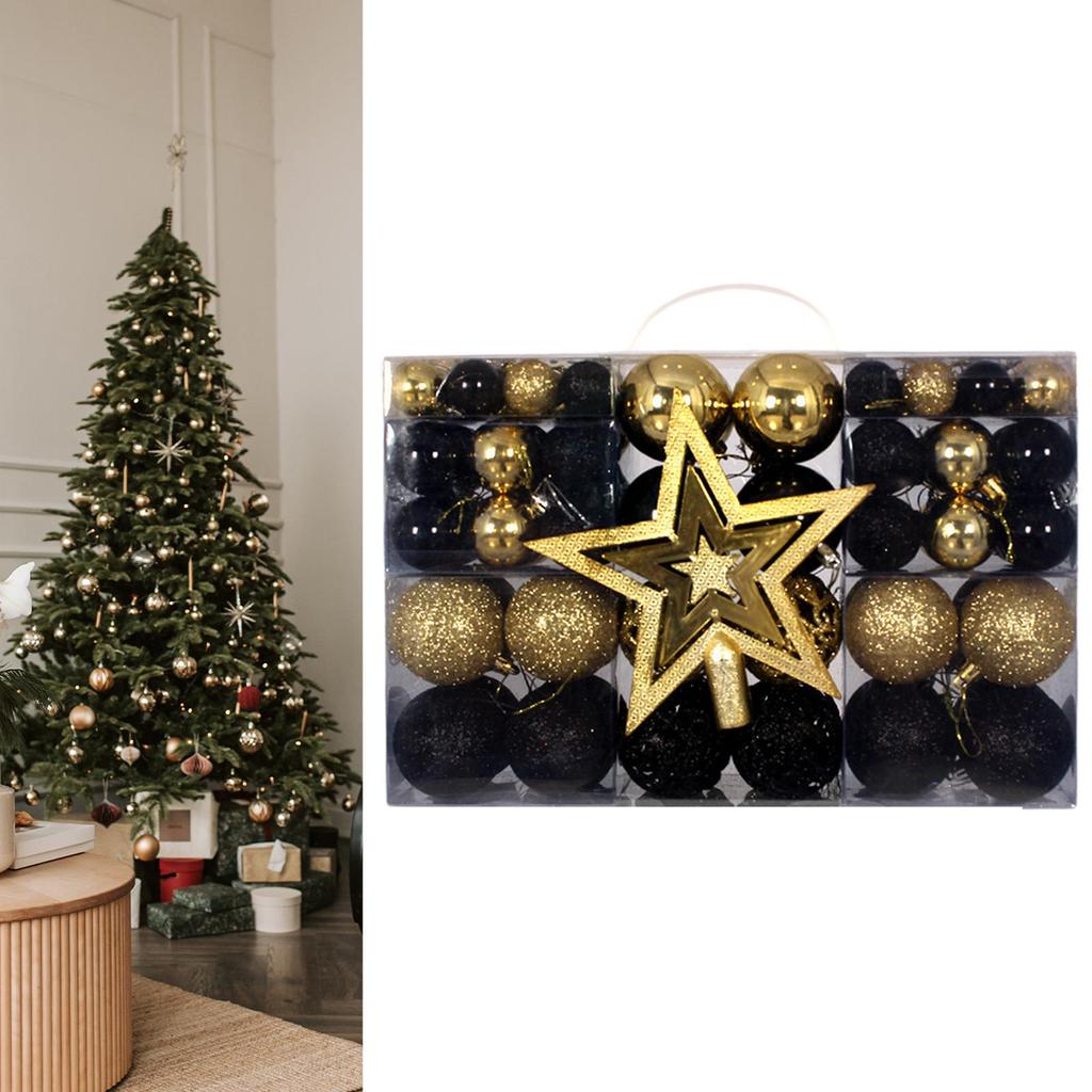 101 Stück Weihnachtsbaumkugeln DIY Bastel-Deko Anhänger Leichter Baumspitzen-Stern für Zuhause Verlobung Thanksgiving Café Feiertage