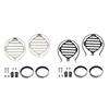 2x Motorcycle Foglight Lamp Replaces Professional Easy To Install Portable Premium High