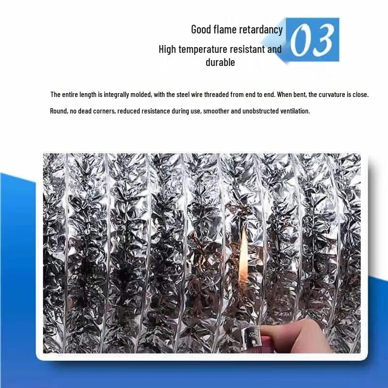 777 Double-Layer Thickened Aluminum Foil Range Hood Exhaust Hose