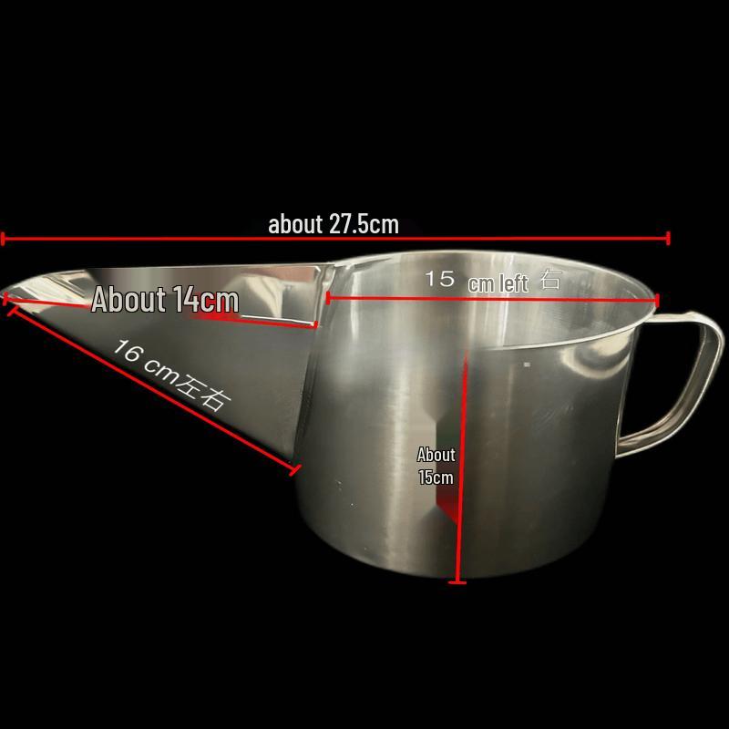 304 Stainless Steel Batter Dispenser with Duckbill Spout