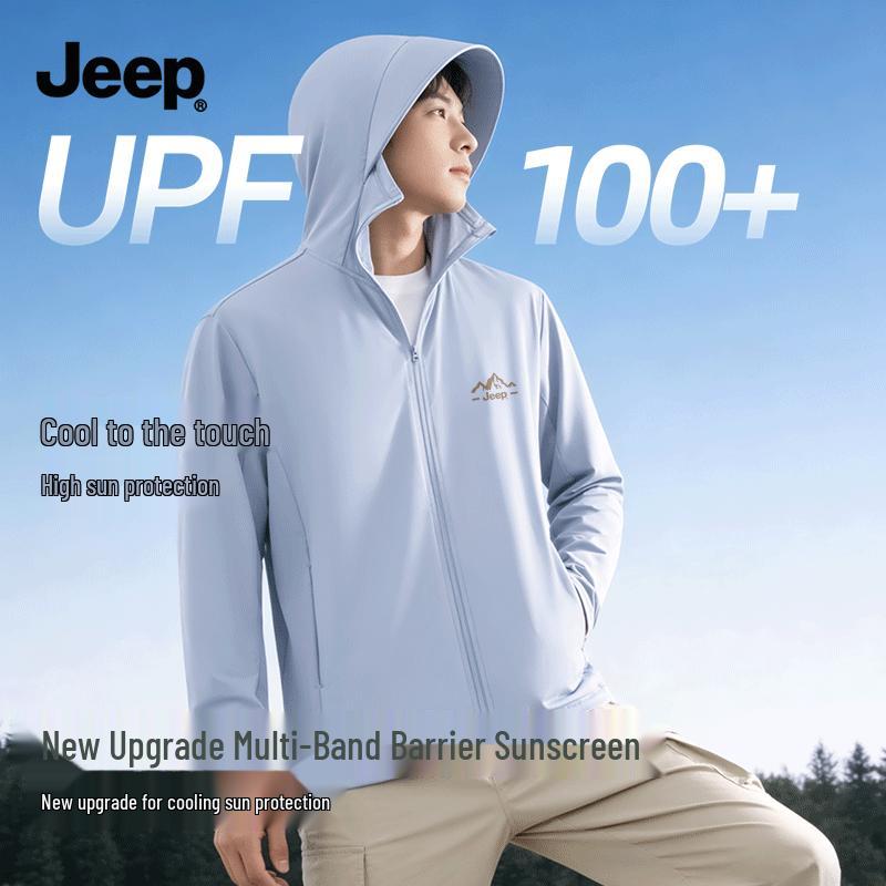 

Мужская толстовка JEEP с защитой от солнца из ледяного шелка M