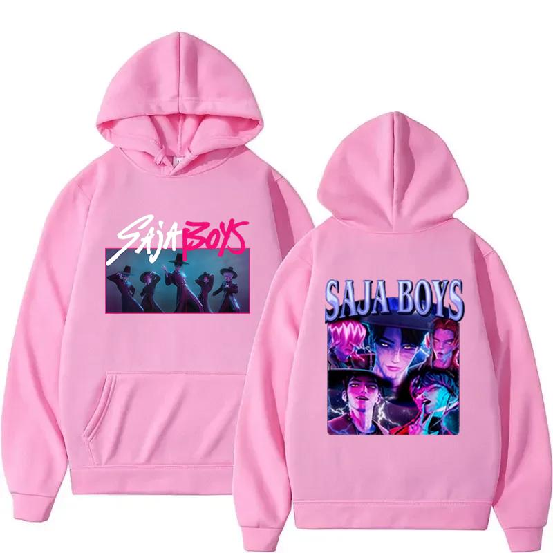 KPop Lovci démonů Saja Chlapci Mikiny Ženy Muži Dlouhý rukáv Filmová mikina S kapucí Ležérní Dívky Chlapci Pulovr Streetwear Oblečení