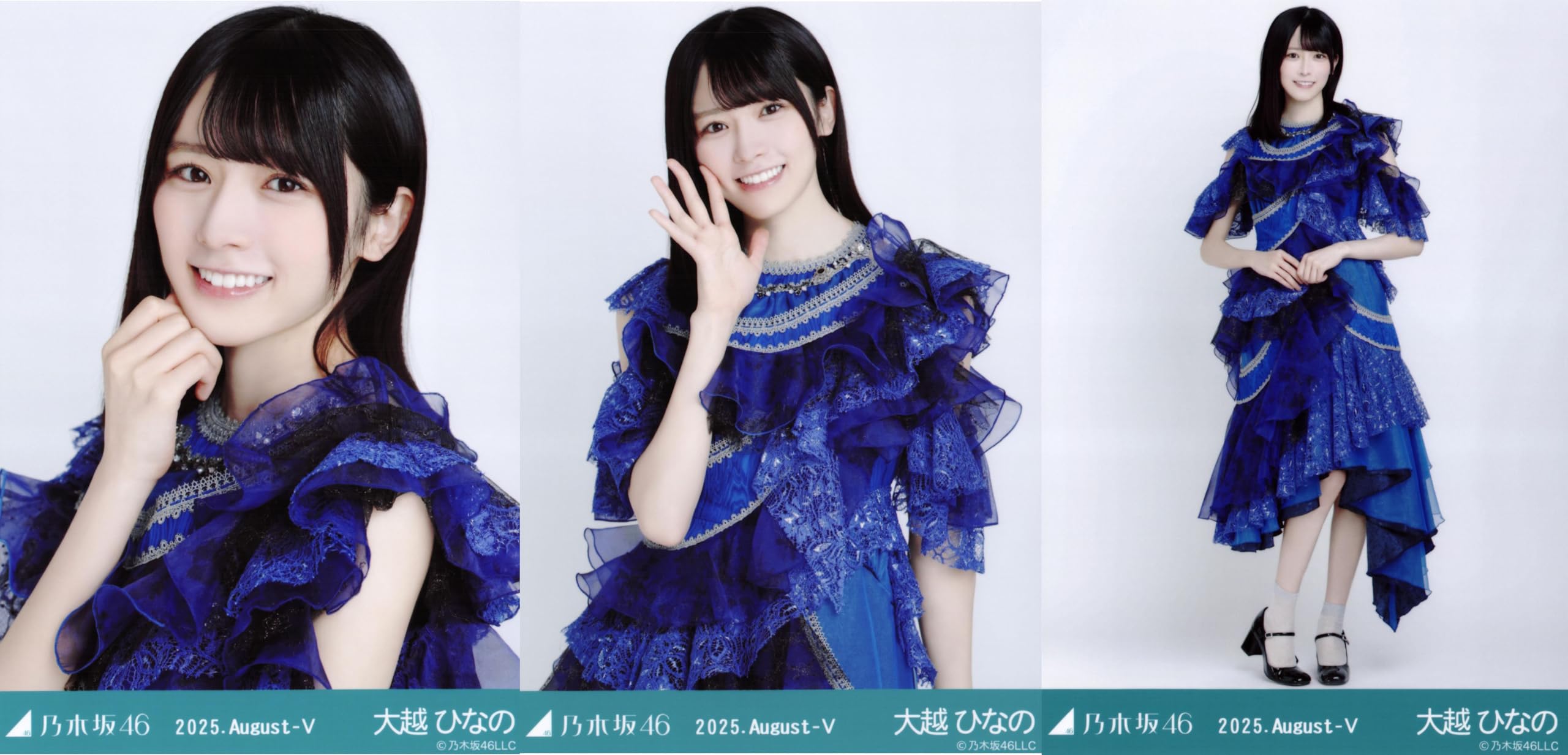 

Nogizaka46 Сырое фото Август 2025 13-й BD Live Костюм 2 3 типа Полный набор Огоэ Хинано