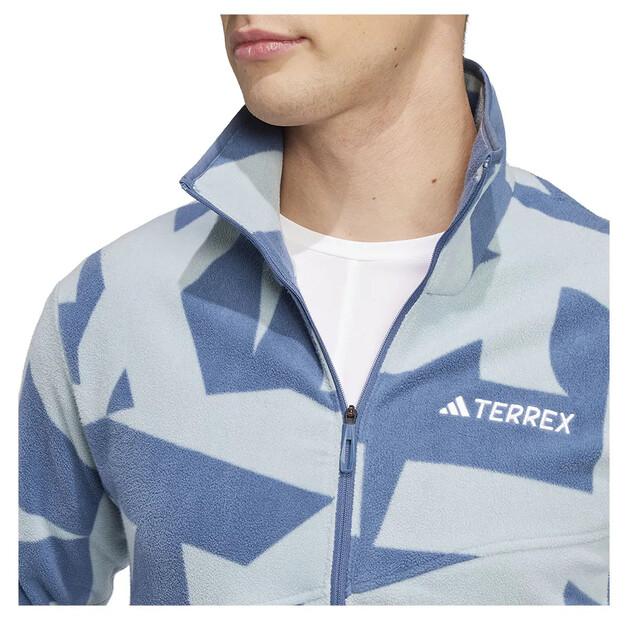 adidas Флисовая на молнии Terrex Multi Printed