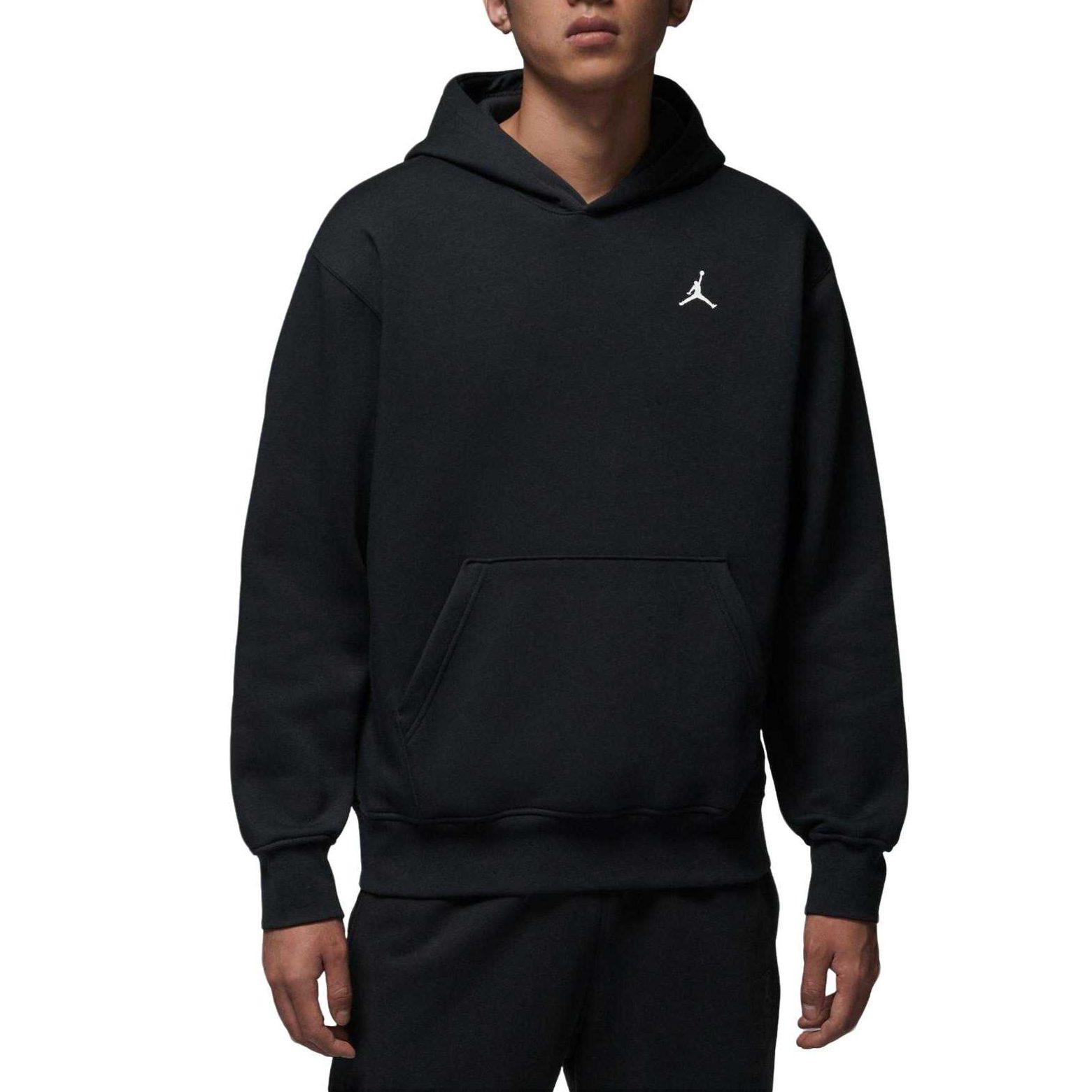 Jordan Sweatshirts Men`s Black Hooded Moderate