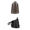 2pc PU Leather Gauntlet for Men Women Wristband Wide Bracer Arm Cuff