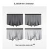 B.JOBSEN Men's Pure Cotton Antibacterial Boxer Briefs 2-Pack