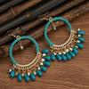 Pinkdudu Ethnic Style Rice Bead Tassel Bohemian Women Earrings Travel Accessories for Women PD2038