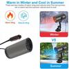 Portable Car Windshield Heater Defroster Defogger Heater and Cooler Fan 12V