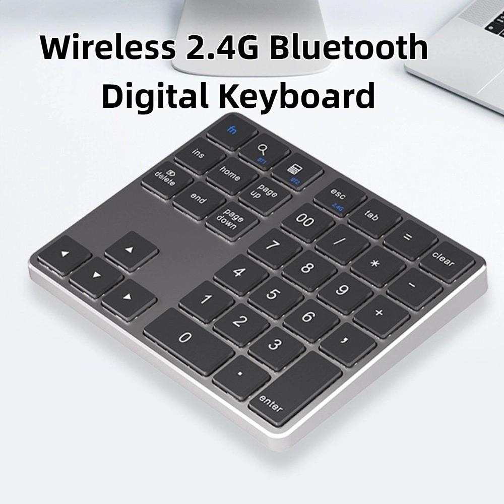Rechargeable Wireless Keyboard 35 Keys Wireless Numeric Keypad Mini Digital Keypad  Laptop Notebook