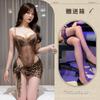 New sexy underwear, sexy leopard print onesie, sweet and cool temptation style uniform, pure desire to flirt pajamas qqny suit