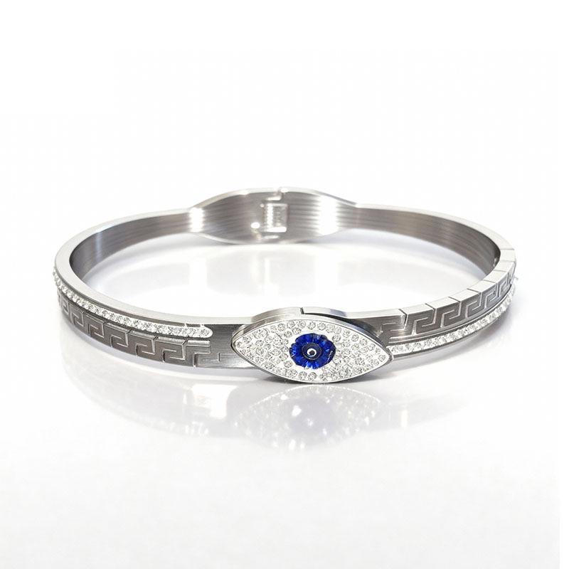 Европейско-американский роскошный браслет из титановой стали «Глаз дьявола»