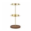 Rotating Sunglasses Stand Versatile Organizer Easy Assembly 2 Tier Eyewear