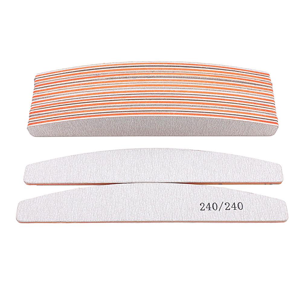 

Серая песочная пилка-полумесяц и полировочная полоска для придания формы и шлифовки 17.8×2.8×0.4 cm