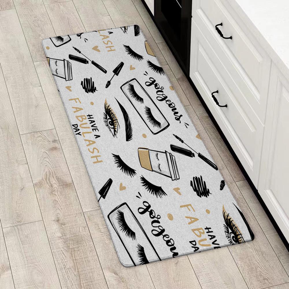 Entrance Front Door Doormat Eyelash Decorative Non-slip Kitchen Rug Living Room Rugs Balcony Bathroom Foot Mat Floor Mats Carpet
