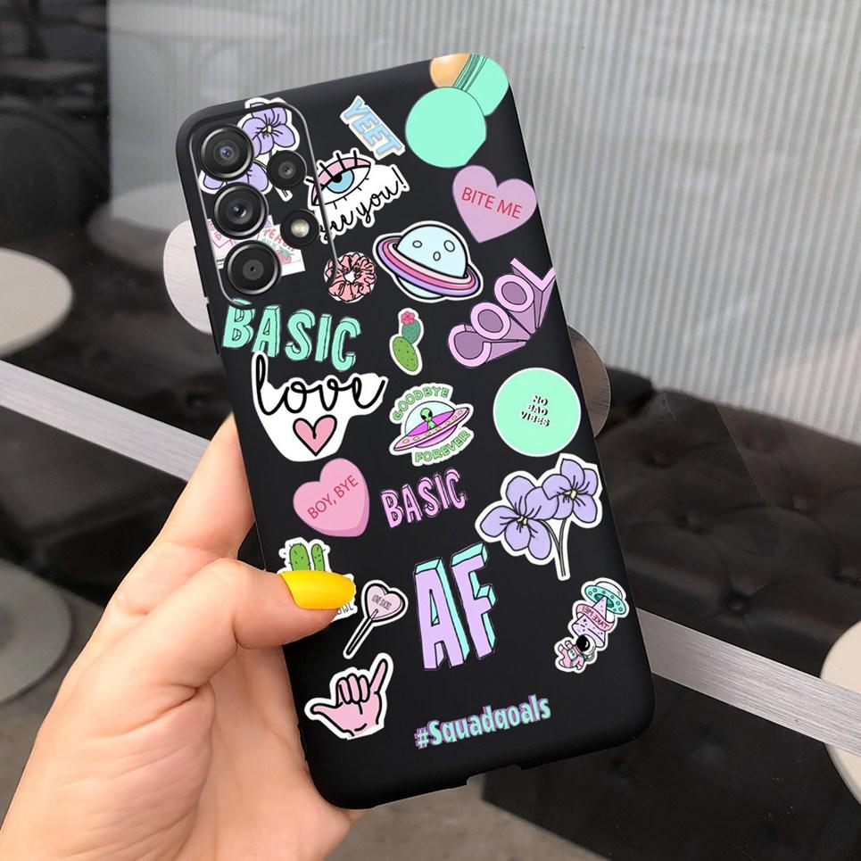 For Samsung Galaxy M32 M33 M13 M23 M12 M53 Phone Case Back Cover Dinosaur Bear Cartoon Child Fundas For Samsung M13 M23 M33 5G
