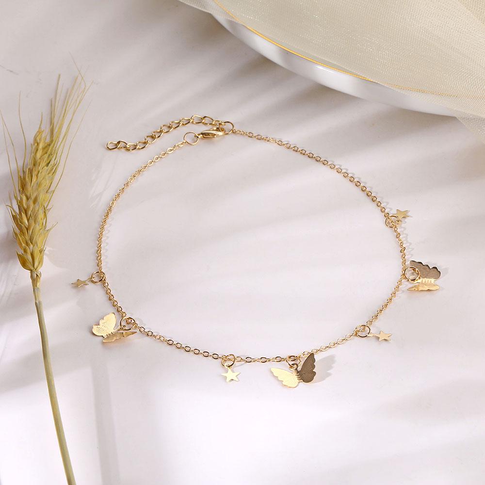 Y2K Bracelet Wedding Women's Jewelry Popular Collarbone Necklace Women's Temperament Butterfly Fashion Chain Necklace