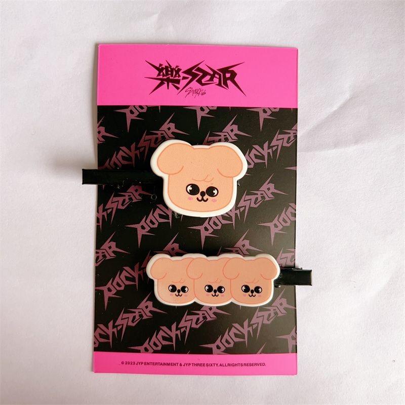 STRAYKIDS SKZOO CLIP DE PĂR DESEN ANIMAT 6.5cm