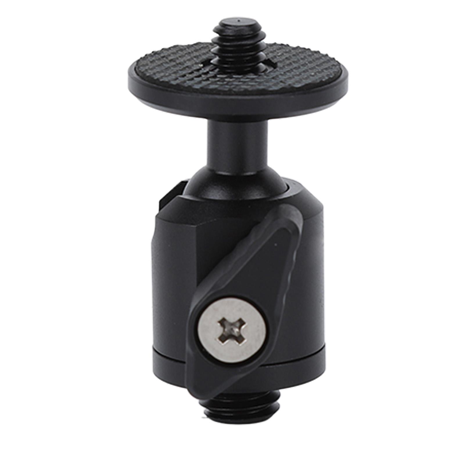 

Крепление с шаровой головкой 14 дюймов, вращающееся на 360 градусов, винт 38 дюймов, мини-адаптер горячего башмака для камеры, мобильного телефона