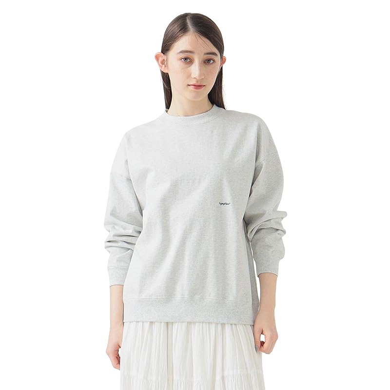 

[Beaming life store by BEAMS] L/S TEE GYMPHLEX crew neck long sleeve T-shirt ladies HEATHER_LIGHT_GREY XS