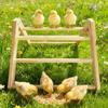 Detachable Wooden Poultry Roosting Ramp With Triangular Design Easy to Clean Chicken Coops