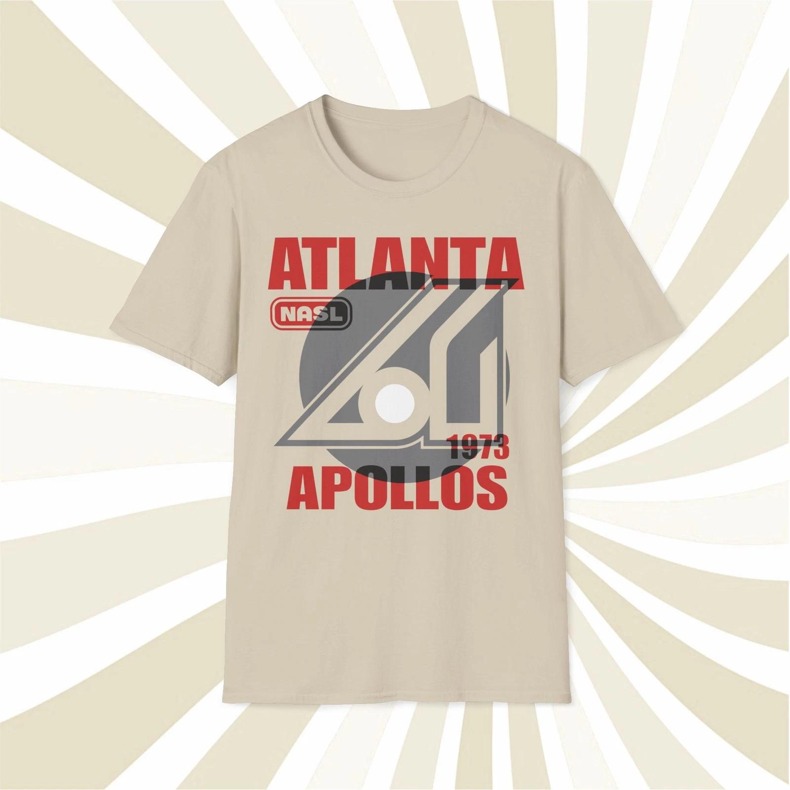 Men s and Women s T-shirts Atlanta Apollos 1973 NASL Vintage Offset Printed Soccer T-Shirt XL