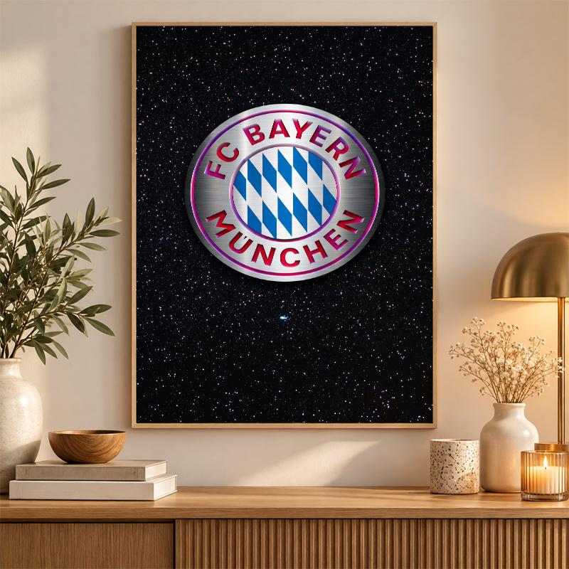 Sada pro diamantové malování Bayern Mnichov 5D plné vrtáky DIY diamantová mozaika Nástěnná malba Domácí dekorace