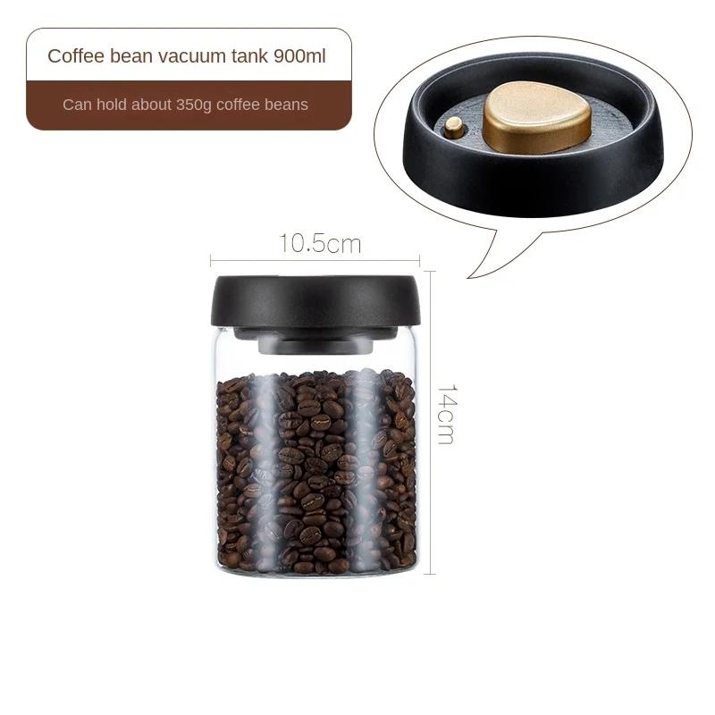 Borosilicate Glass Kitchen Storage Jars, Coffee Canisters with Airtight Lid Seal, Food Storage Containers Tea, Sugar, Candy