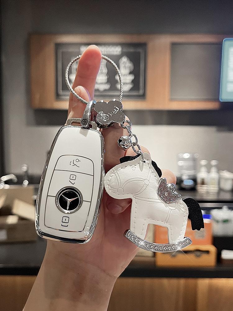 SFX1 For Mercedes-Benz A B C E S G-Class CLA CLS EQA EQB EQC GLA GLB GLC GLE GLS Car Zinc Alloy Key Case Key Bag Car Metal Key Shell
