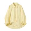 Women's Embroidered Relaxed Fit Long Sleeve Shirt