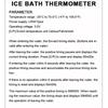 Water Bath Thermometer With Timer Small Floating Waterproof Ice Bath Thermometer With LED Display Waterproof Cold Plunge