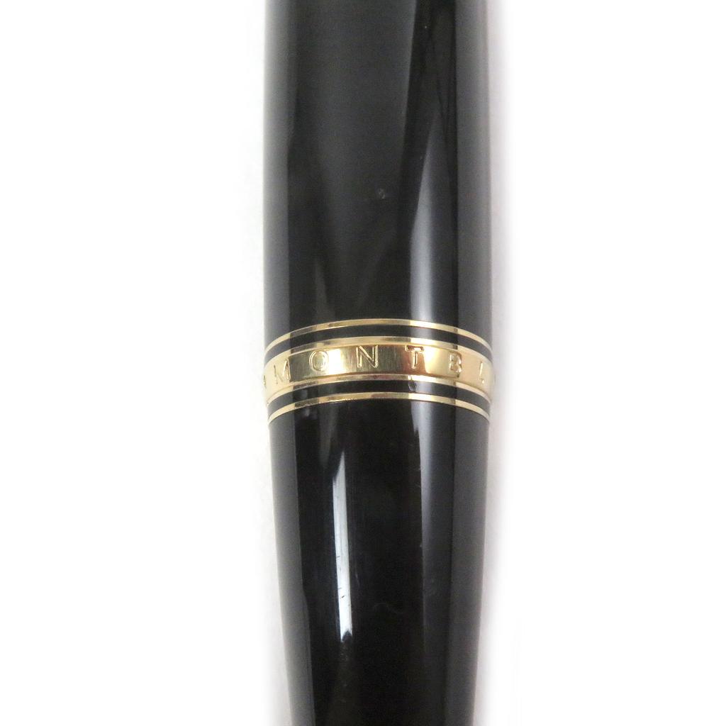 Very Good MONTBLANC Ballpoint pen BOHEME Black Gold Rouge Colored Gemstones mens Used